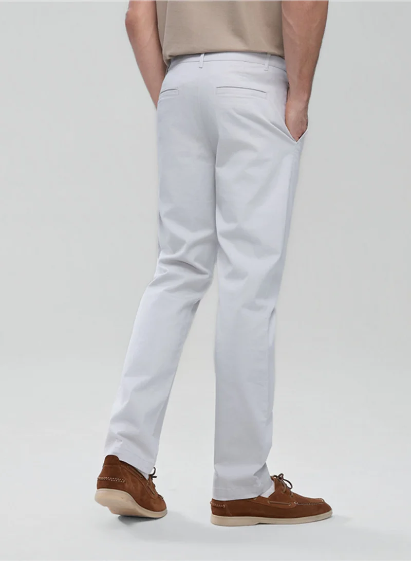 GIORDANO  Men’s Slim Taper Stretch Cotton Khaki Pants for Men | Best Price UAE